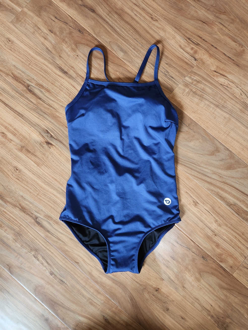 Women's racerback Adjustable Navy Blue Swimsuit Performance Swimwear Size 6 New
